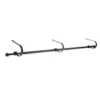 Haute Decor MantleClip Stocking Rod Matte Black Stocking Holder (4-Pack)