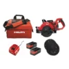 Hilti SC 60W-A 7-1/4 in. 36-Volt Cordless Brushless Worm Drive Circular Saw Kit with Li-Ion Battery Pack, SPX Blades and More