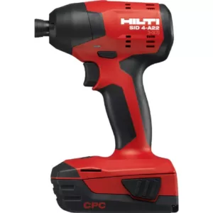 Hilti 22-Volt Lithium-Ion 1/4 in. Hex Cordless Brushless SID 4 Compact Impact Driver with 3 gear speed (No Bag)