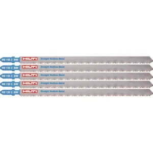 Hilti 6 in. 13 TPI MD 155 2 Bi-Metal T-Shank Premium Jig Saw Blade for Cutting Metals Up To 160 mm Thick (5-Pack)