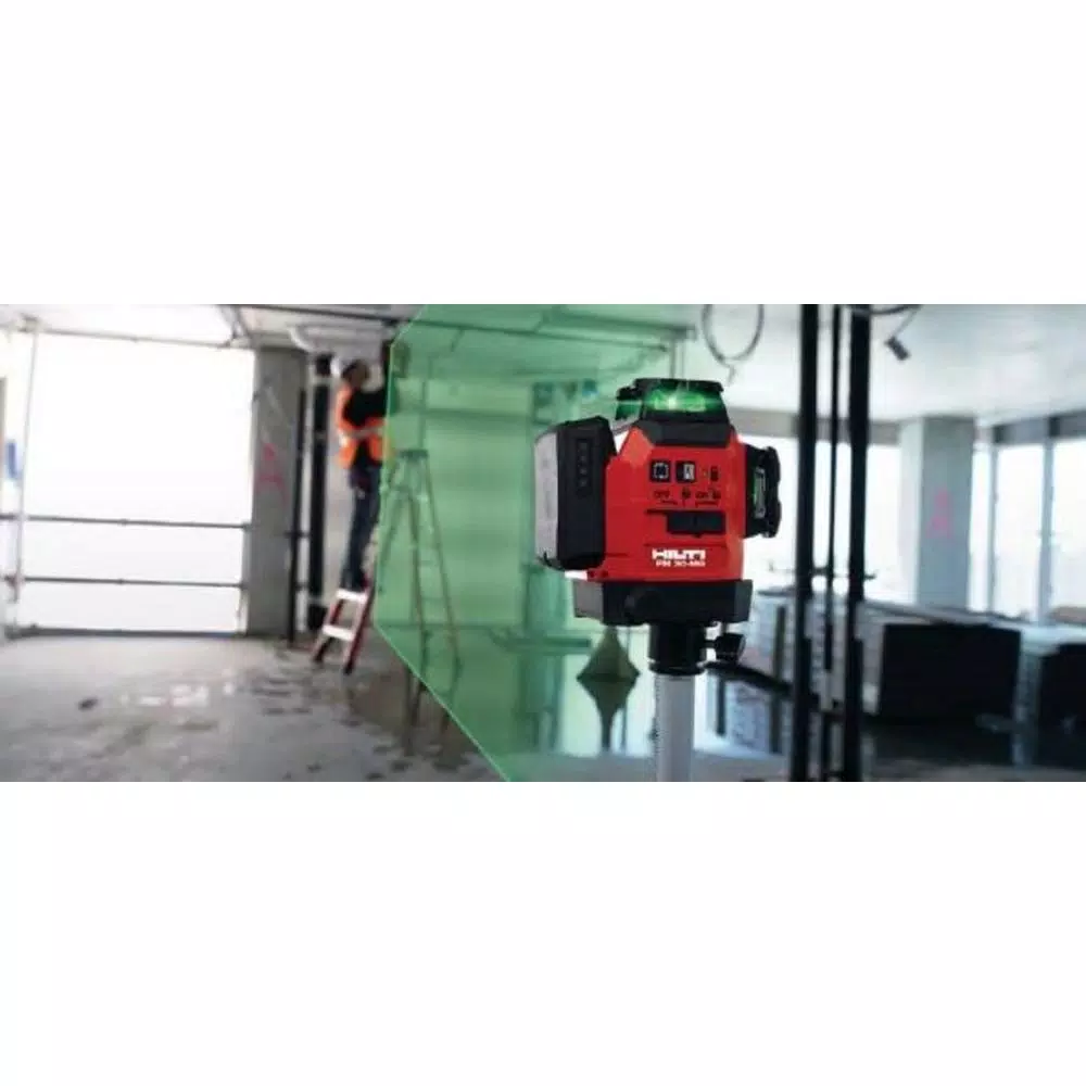 Hilti PM 30-MG 131 ft. Multi-Green Line Laser Level with Magnetic Bracket and Hard Case (Batteries not included)