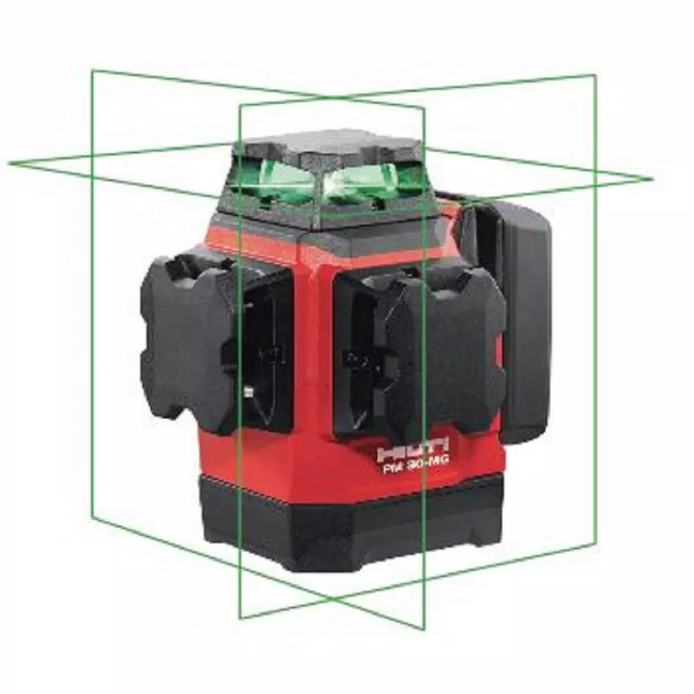 Hilti PM 30-MG 131 ft. Multi-Green Line Laser Level with Magnetic Bracket and Hard Case (Batteries not included)