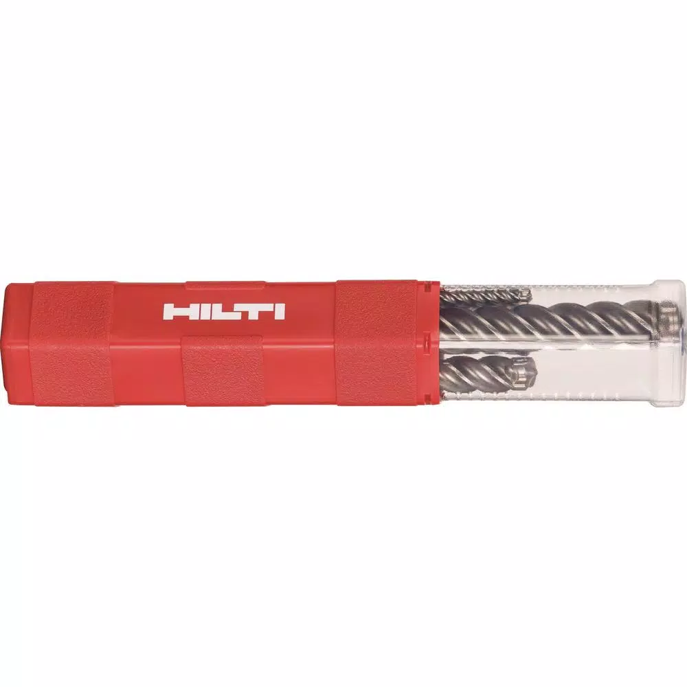 Hilti 6 Amp 120-Volt Corded SDS-Plus TE-7C Concrete Rotary Hammer Drill with Flat Chisel and TE-CX M4 Bit Set