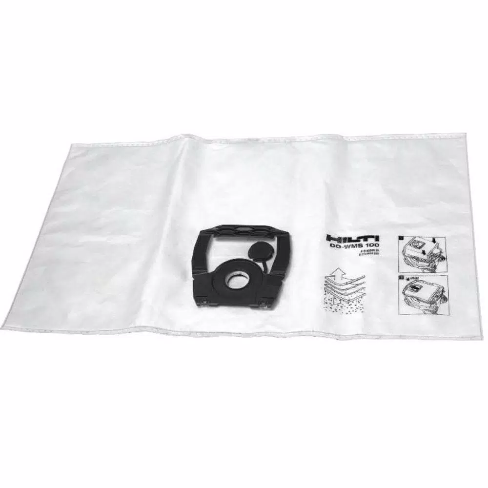 Hilti WMS-100 Large Water Management System Filtration Bag (5-Pack)