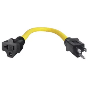 Hilti 15 Amp to 20 Amp Rubber NEMA Adapter