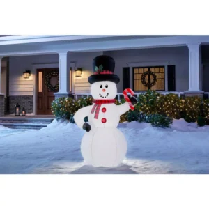 Home Accents Holiday 6.5 ft. Inflatable Snowman