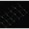 Home Accents Holiday 36 in. x 48 in. 50-Light Solar LED Multi-Color Net Light Set
