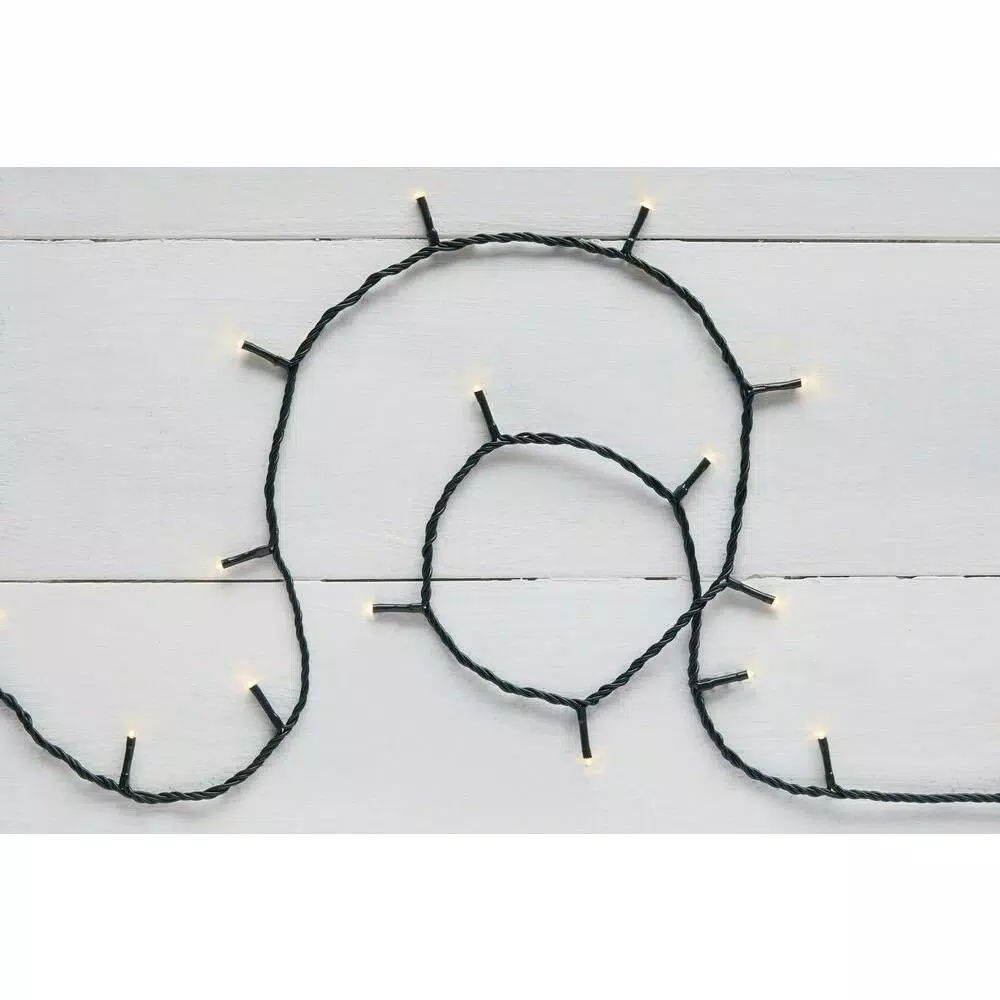 Home Accents Holiday 600-Light LED Warm White Micro Lights No Function Reel Packaging