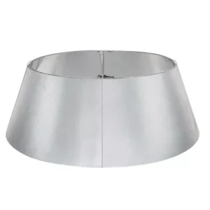 Home Accents Holiday 27 in. D Galvanized Metal Christmas Tree Collar