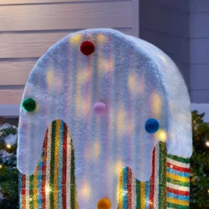 Home Accents Holiday 42 in Warm White 60-Light LED Ice Cream
