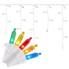 Home Accents Holiday 300 Light Super Bright Multi-Color LED Smooth Mini Constant On Icicle Light (Set of 2)