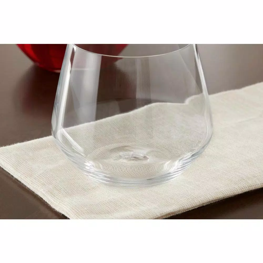 Home Decorators Collection Genoa 18.5 oz. Lead-Free Crystal Stemless Wine Glasses (Set of 8)