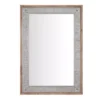 Home Decorators Collection Medium Rectangle Galvanized Antiqued Farmhouse Accent Mirror (39 in. H x 27 in. W)