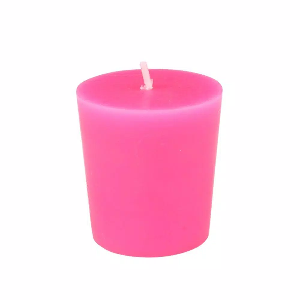 Zest Candle 1.75 in. Hot Pink Votive Candles (12-Box)