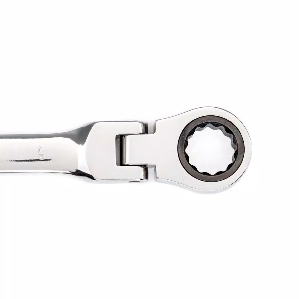 Husky Large Metric Flex Head Ratcheting Wrench Set (5-Piece)