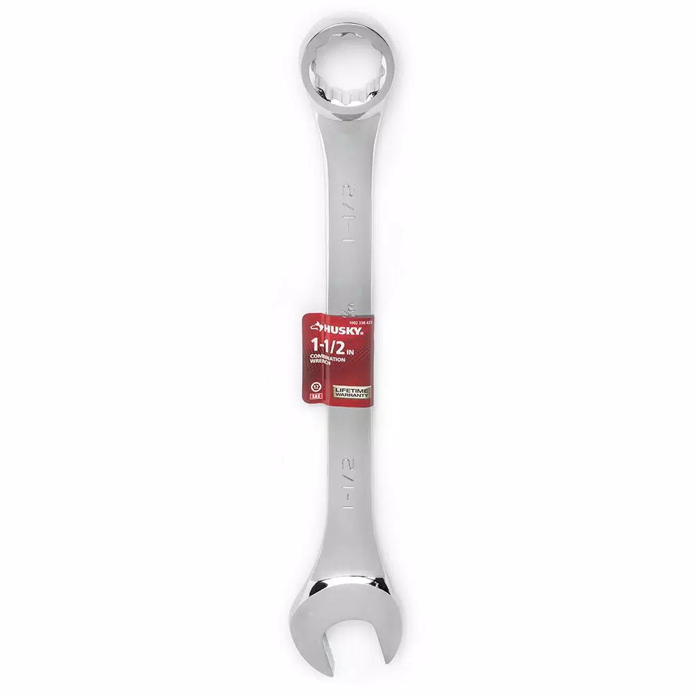 Husky 1-1/2 in. Static Combination Wrench (12-Point)