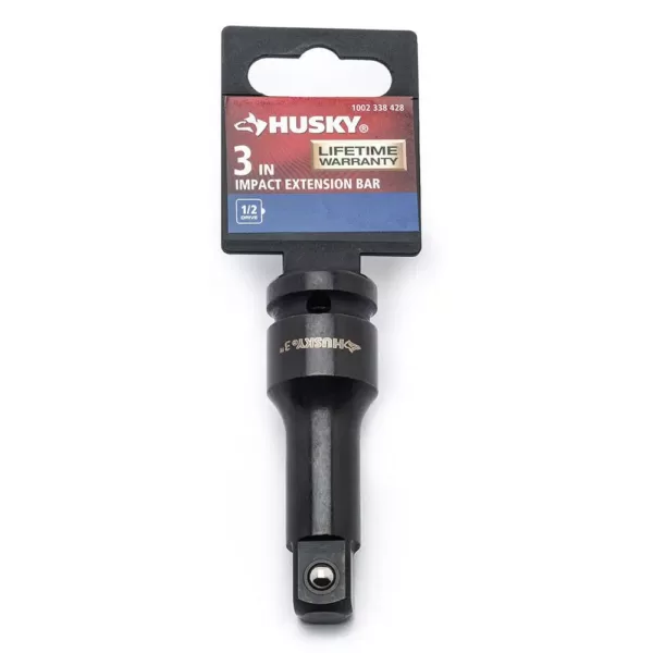 Husky 1/2 in. Drive 3 in. Impact Extension – PAX Depot