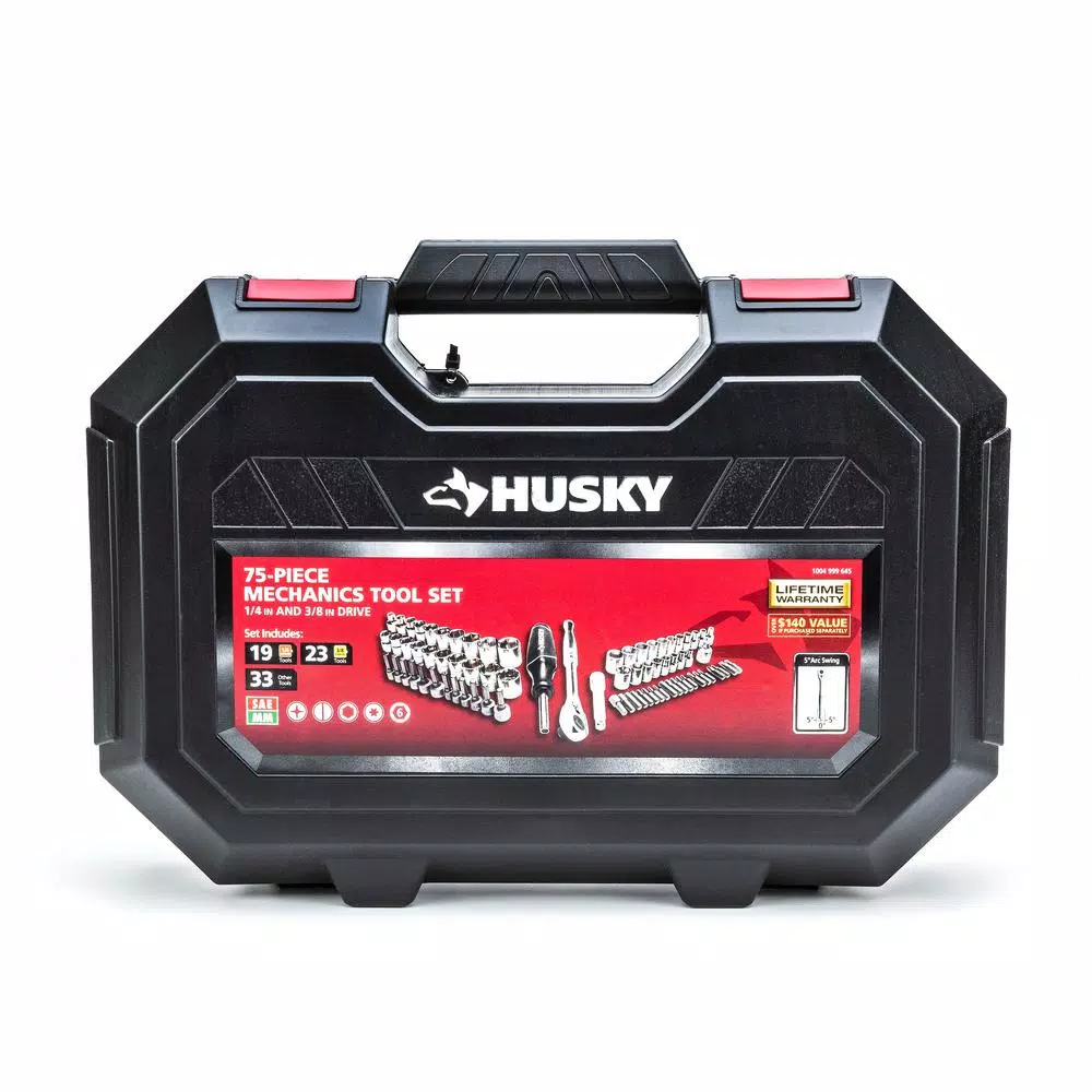 Husky Mechanics Tool Set (75-Piece)