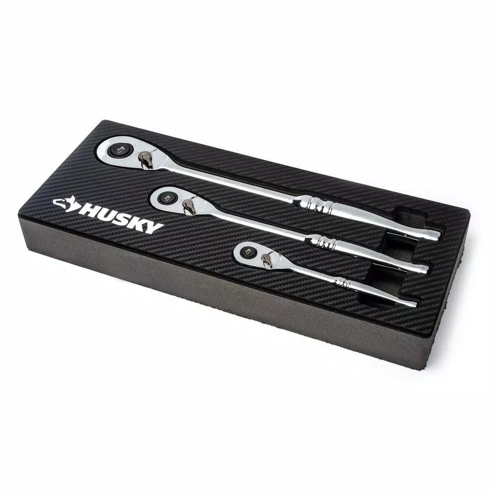 Husky 144-Tooth Ratchet Set (3-Piece)