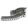 Husky 1/2 in. Drive SAE and Metric Socket and Bit Set with Ratchet and Rails (57-Piece)