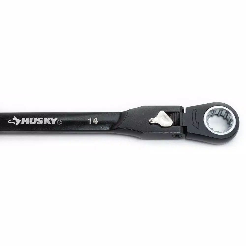 Husky 100-Position Flex-Head Ratcheting Wrench Set Metric (6-Piece)