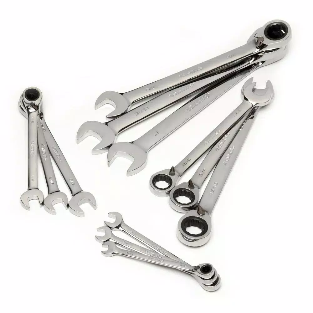 Husky Master SAE/Metric Reversible Ratcheting Wrench Set (25-Piece)