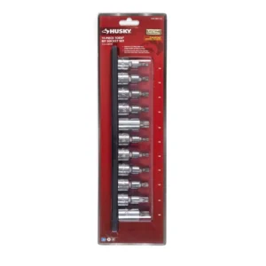 Husky 1/2 in. Drive Torx Hex Bit Socket Set (11-Piece)