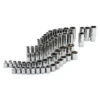 Husky 3/8 in. Drive SAE and Metric Socket Set (54-Piece)