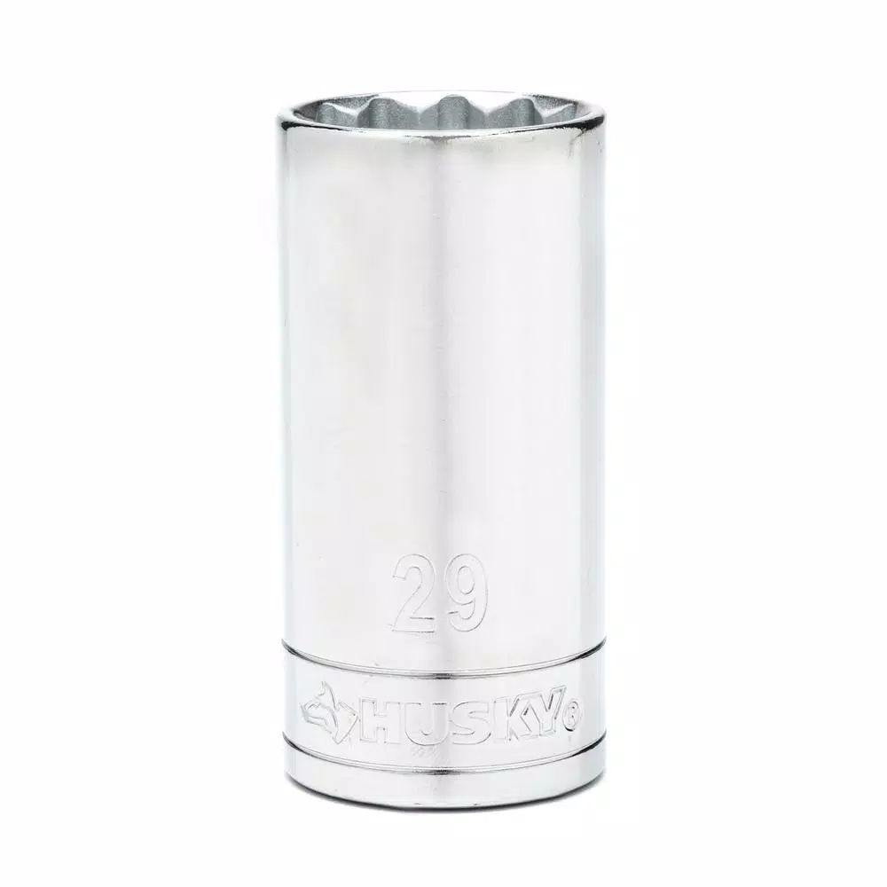 Husky 1/2" Drive 12 Point Deep Metric Socket 29mm