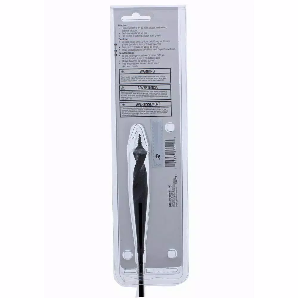 Ideal 9/16 in. x 54 in. with 3/16 in. Shank Screw Point Flexible Bit