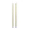 Northlight Set 2-Ivory Flameless Taper Christmas Candles 12 in.