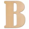 Jeff McWilliams Designs 15 in. Oversized Unfinished Wood Letter (B)