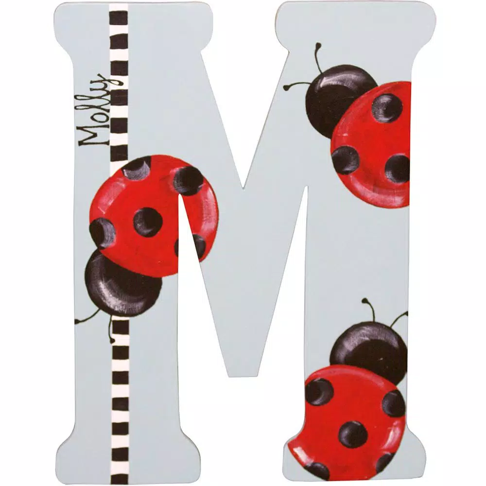 Jeff McWilliams Designs 15 in. Oversized Unfinished Wood Letter (M)