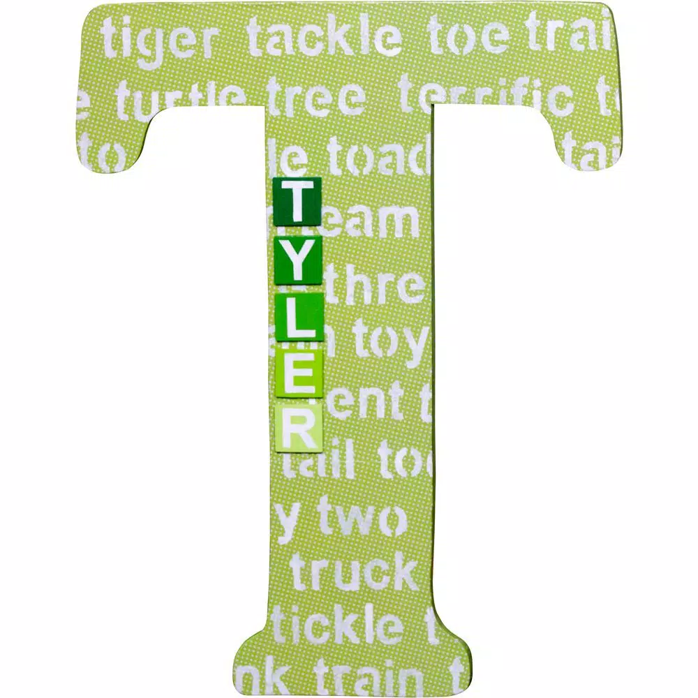 Jeff McWilliams Designs 15 in. Oversized Unfinished Wood Letter (T)