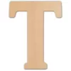 Jeff McWilliams Designs 15 in. Oversized Unfinished Wood Letter (T)