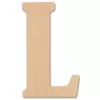 Jeff McWilliams Designs 23 in. Oversized Unfinished Wood Letter (L)