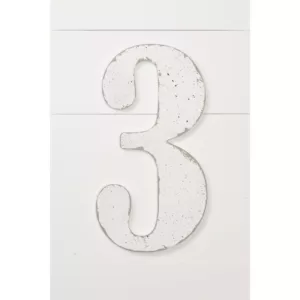Jeff McWilliams Designs 18 in. Oversized Unfinished Wood Number