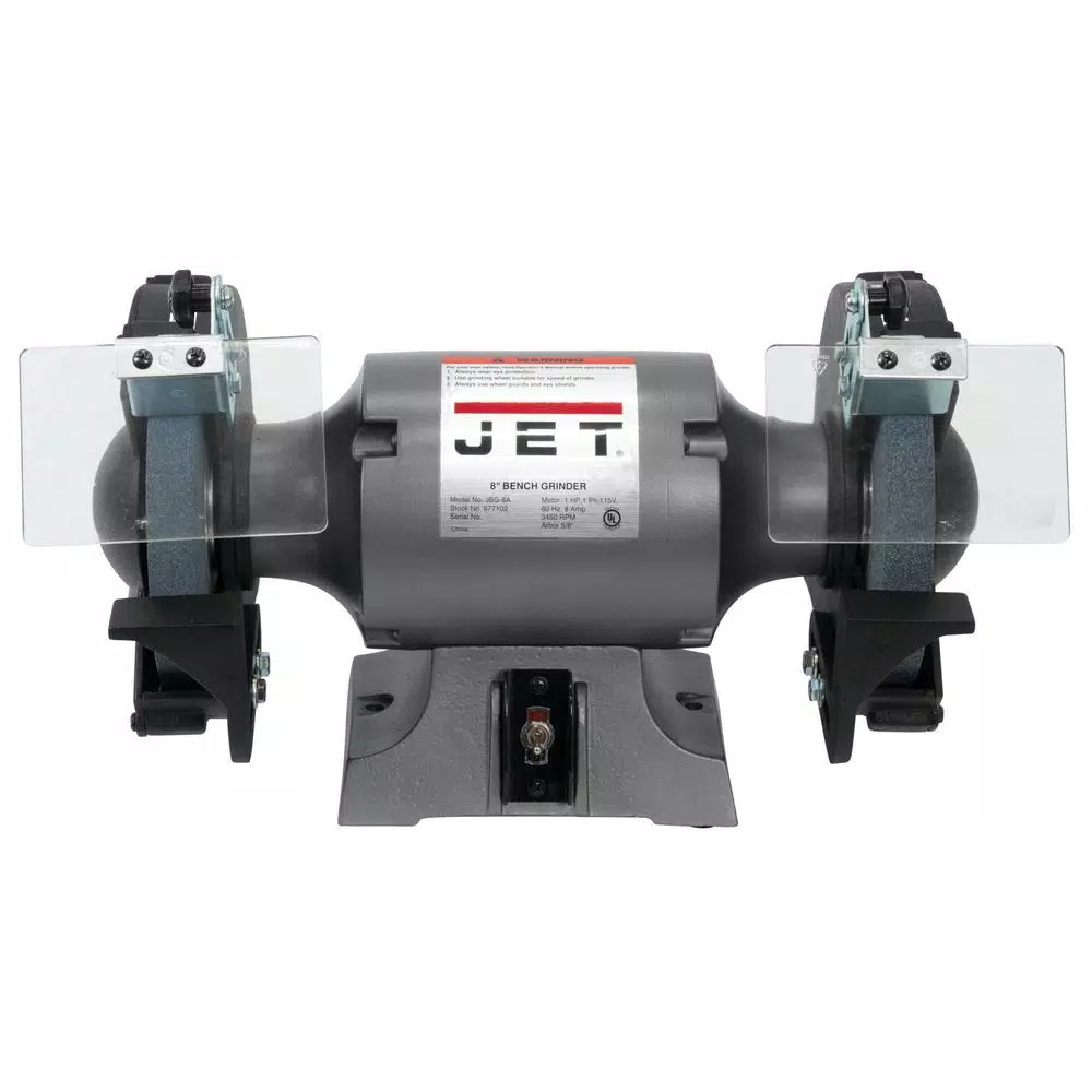 Jet 1/2 HP 6 in. Industrial Metalworking Bench Grinder, 115-Volt JBG-6A