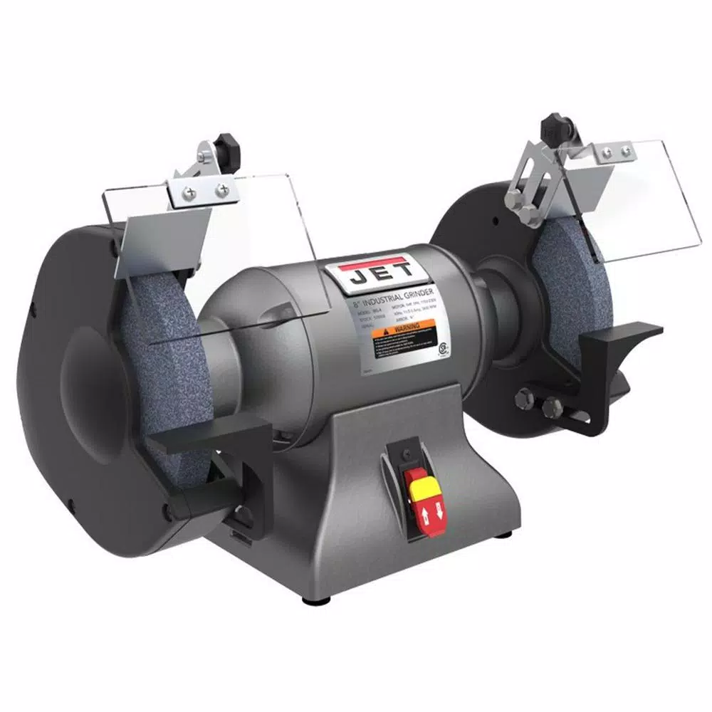 Jet 1 HP 8 in. Industrial Metalworking Bench Grinder, 115/230-Volt IBG-8