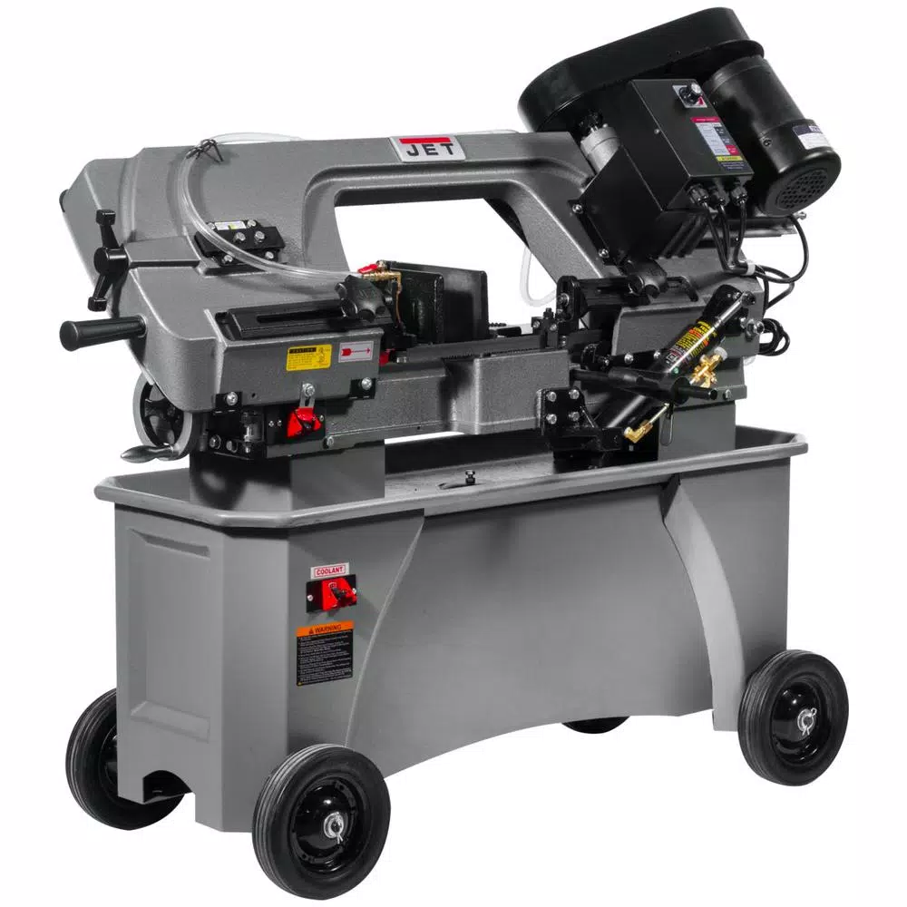 Jet 7 in. x 12 in. Metalworking Variable Speed Horizontal/Vertical Bandsaw, 1 HP,115-Volt,1Ph