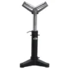 Jet 23 in. to 38.5 in. 2,000 lbs. Capacity Stationary V-Style Material Roller Stand
