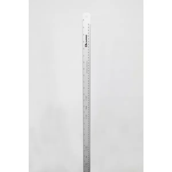 36 Cm Ruler Kapro 36 in. Aluminum Ruler with Conversion Tables with English/Metric ...