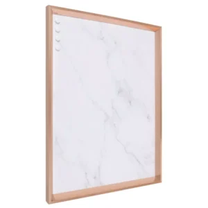 Kate and Laurel Calter Rose Gold Marble Magnetic Memo Board