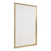 Kate and Laurel Calter Gold Fabric Pinboard Memo Board