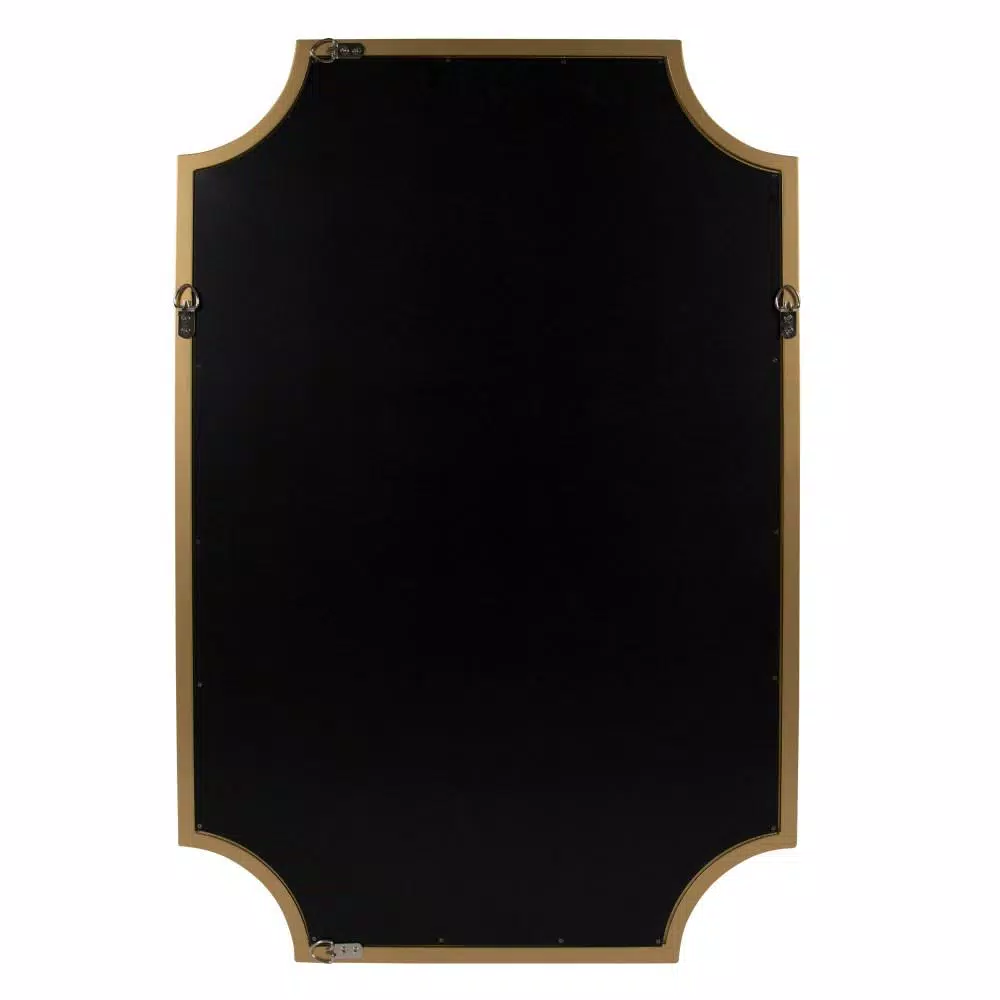 Kate and Laurel Medium Irregular Gold Contemporary Mirror (36 in. H x 24 in. W)