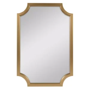 Kate and Laurel Medium Irregular Gold Contemporary Mirror (36 in. H x 24 in. W)