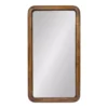 Kate and Laurel Medium Rectangle Walnut Brown Classic Mirror (31.5 in. H x 16.73 in. W)