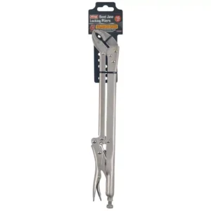 KING 15 in. L Reach 45-Degree Bent Jaw Locking Pliers