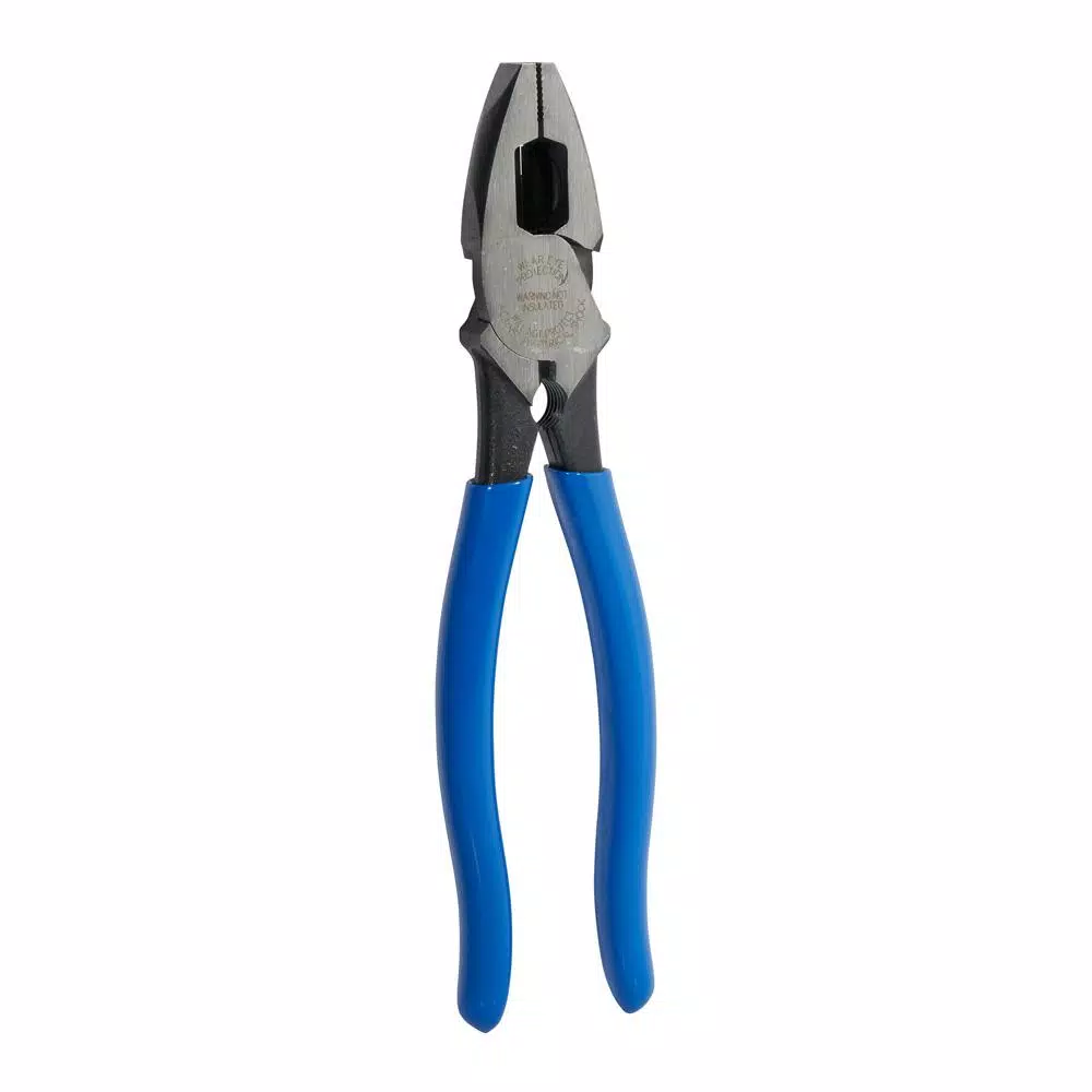 Klein Tools 9 in. Lineman's Bolt-Thread Holding 2000 Series High-Leverage Side Cutting Pliers