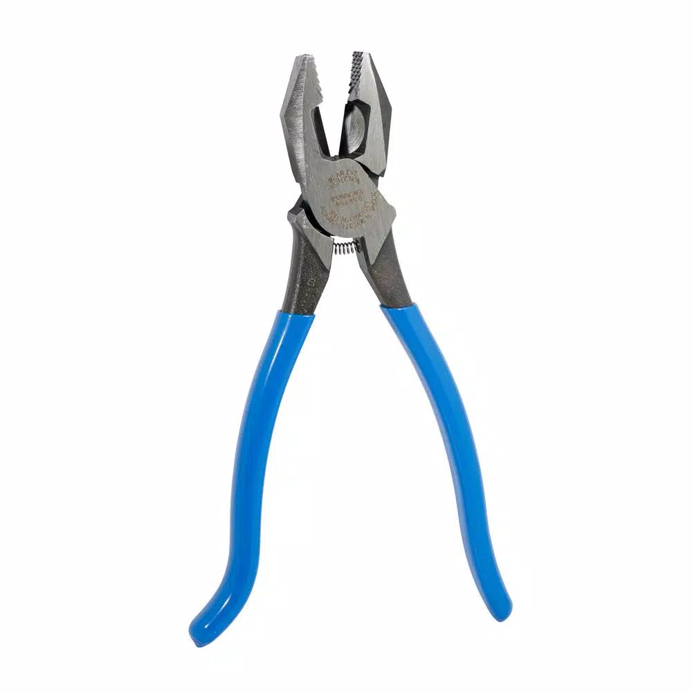 Klein Tools 9 in. High Leverage Ironworker's Pliers for Heavy Duty Cutting